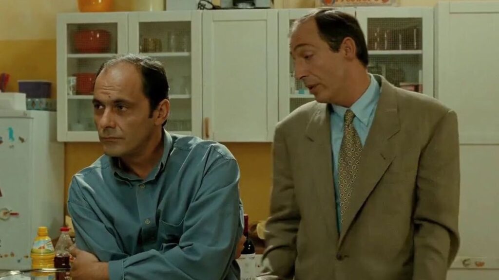 Jean-Pierre Bacri et Sam Karmann dans le film Cuisine et Dépendances.