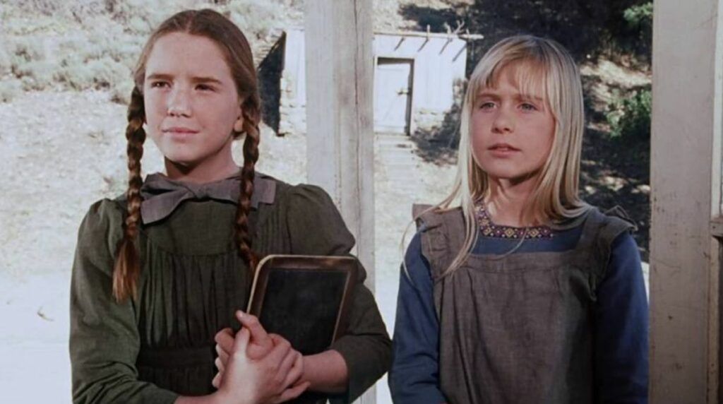 laura ingalls et anna dans la petite maison dans la prairie