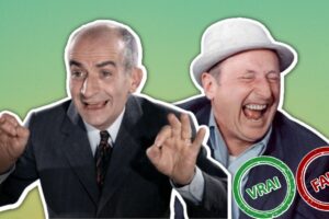 Impossible d&rsquo;avoir 5/5 à ce quiz vrai ou faux sur les films de Louis de Funès et Bourvil