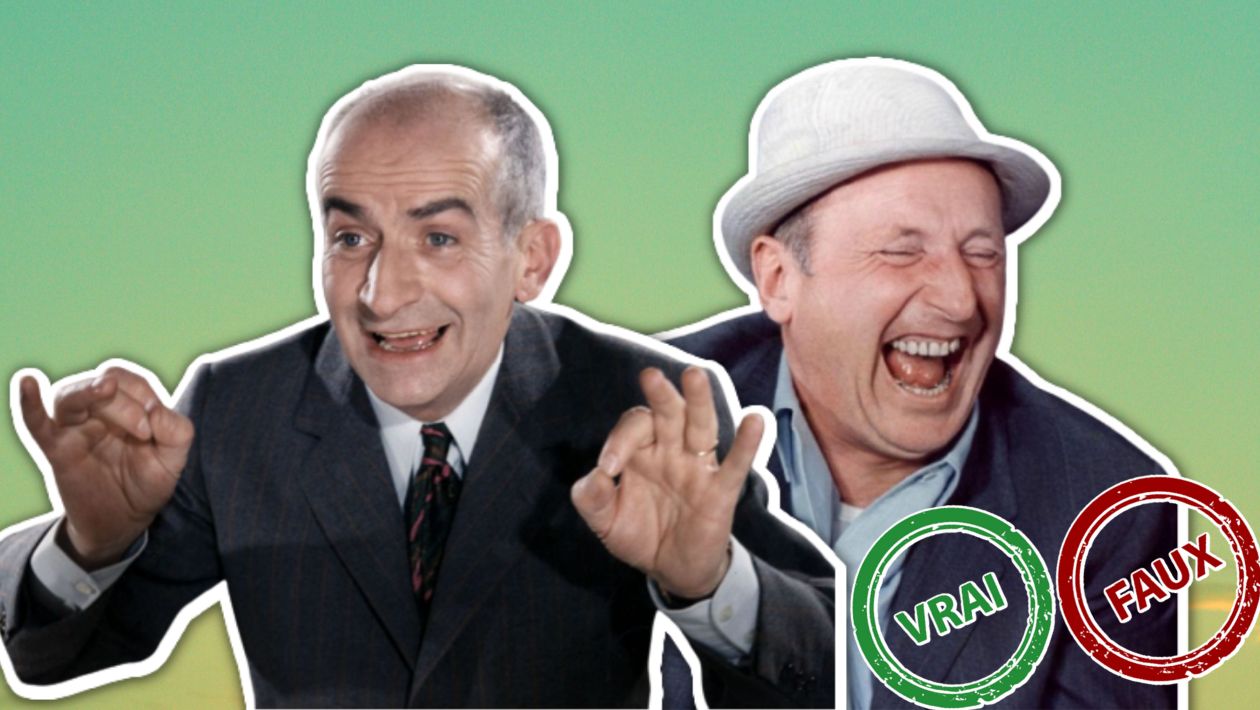 Impossible d&rsquo;avoir 5/5 à ce quiz vrai ou faux sur les films de Louis de Funès et Bourvil