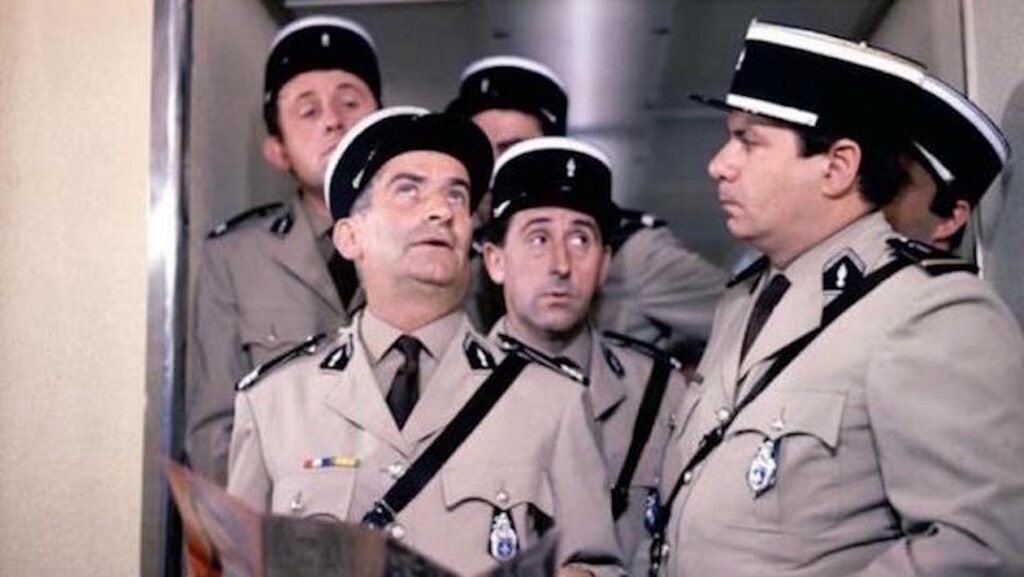 Les personnages du film Le Gendarme à New York.