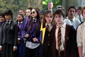 Quiz : cette réplique appartient-elle à la série Mercredi ou à Harry Potter ?