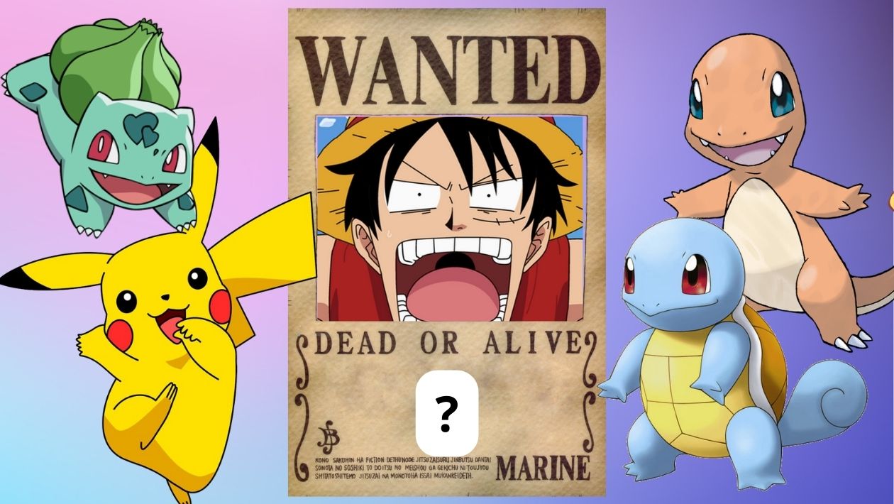 Quiz One Piece : choisis un Pokémon, on te dira quelle est ta prime