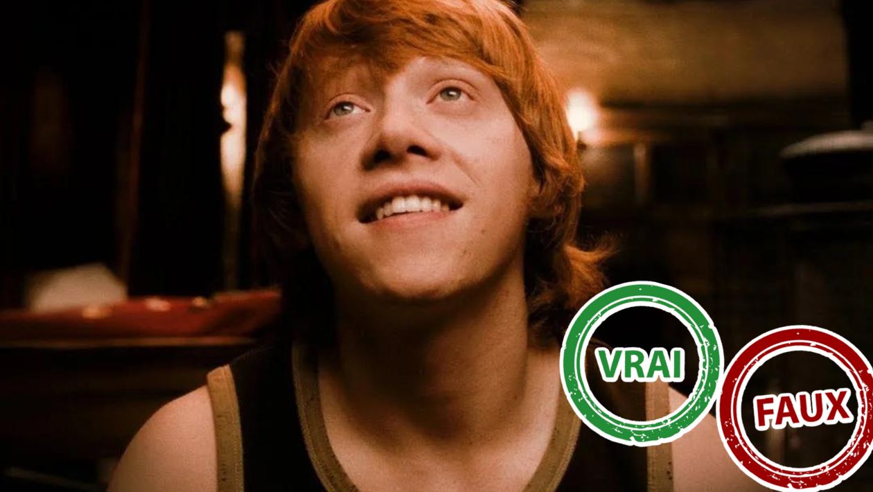 Harry Potter : impossible d&rsquo;avoir 5/5 à ce quiz vrai ou faux sur Ron Weasley