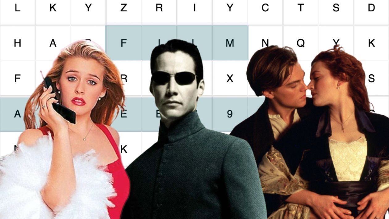 Quiz : t&rsquo;es plus intelligent que la moyenne si tu retrouves les 10 films des années 90 cachés derrière ces mots-mêlés