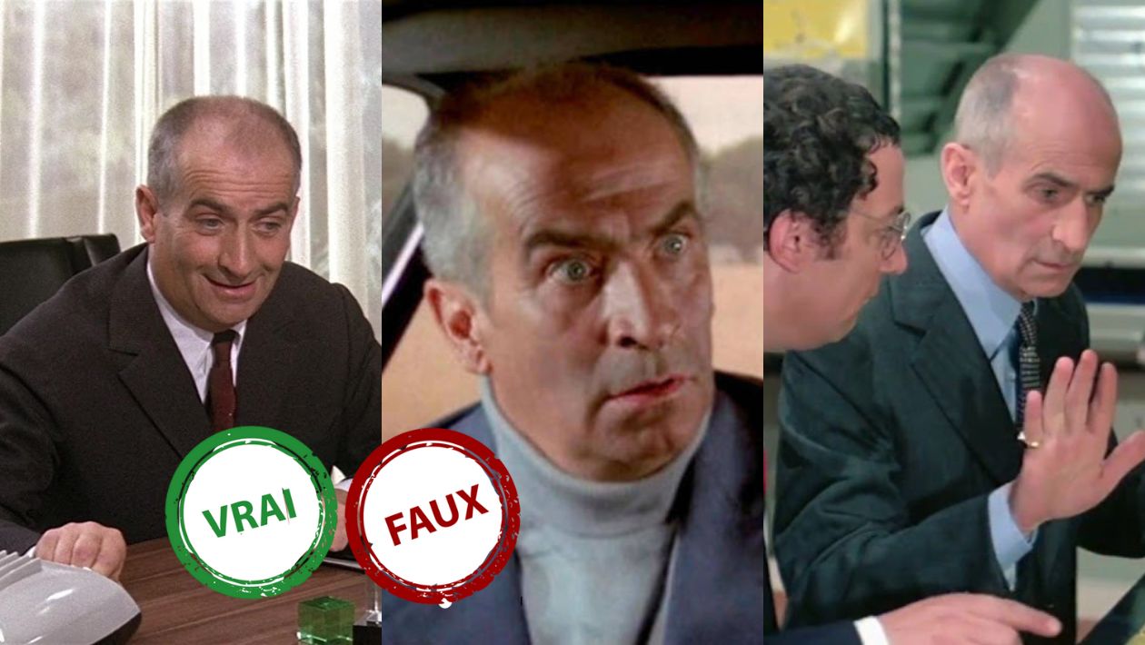 Seul un fan de Louis de Funès aura 15/15 à ce quiz vrai ou faux sur ses films