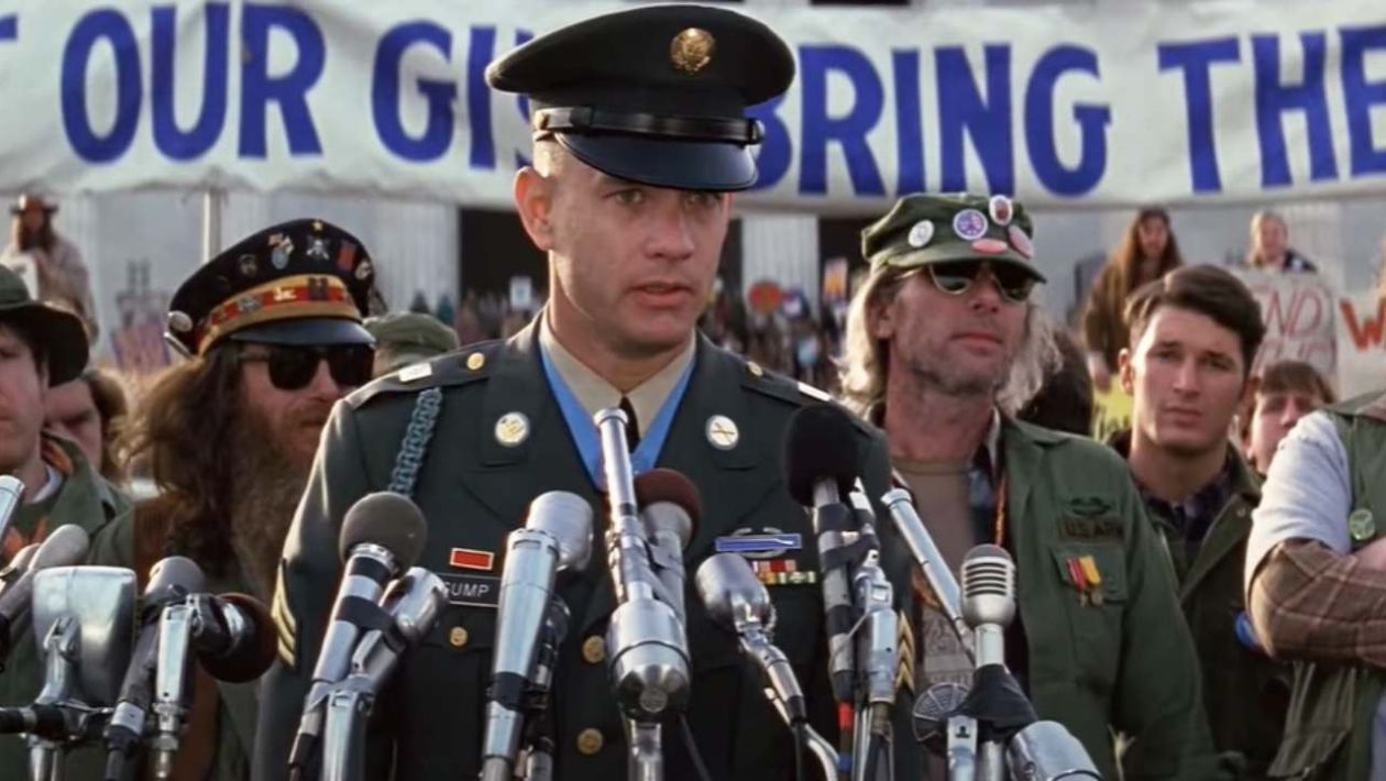 Forrest Gump : que dit le héros lorsque le micro se coupe pendant son discours ?