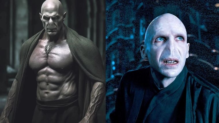 Harry Potter IA version bodybuildés Voldemort