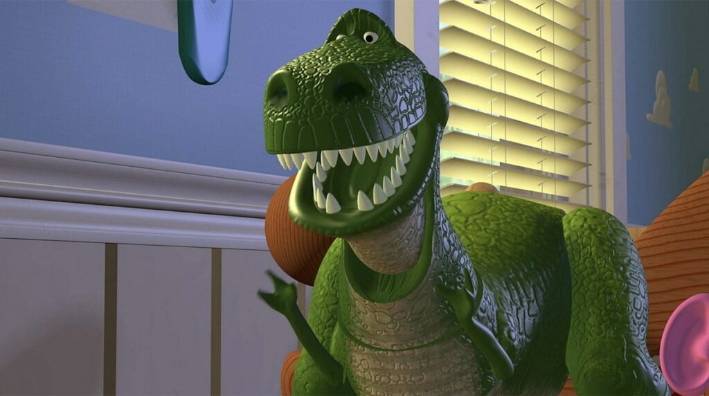 Rex, le dinosaure peureux de Toy Story