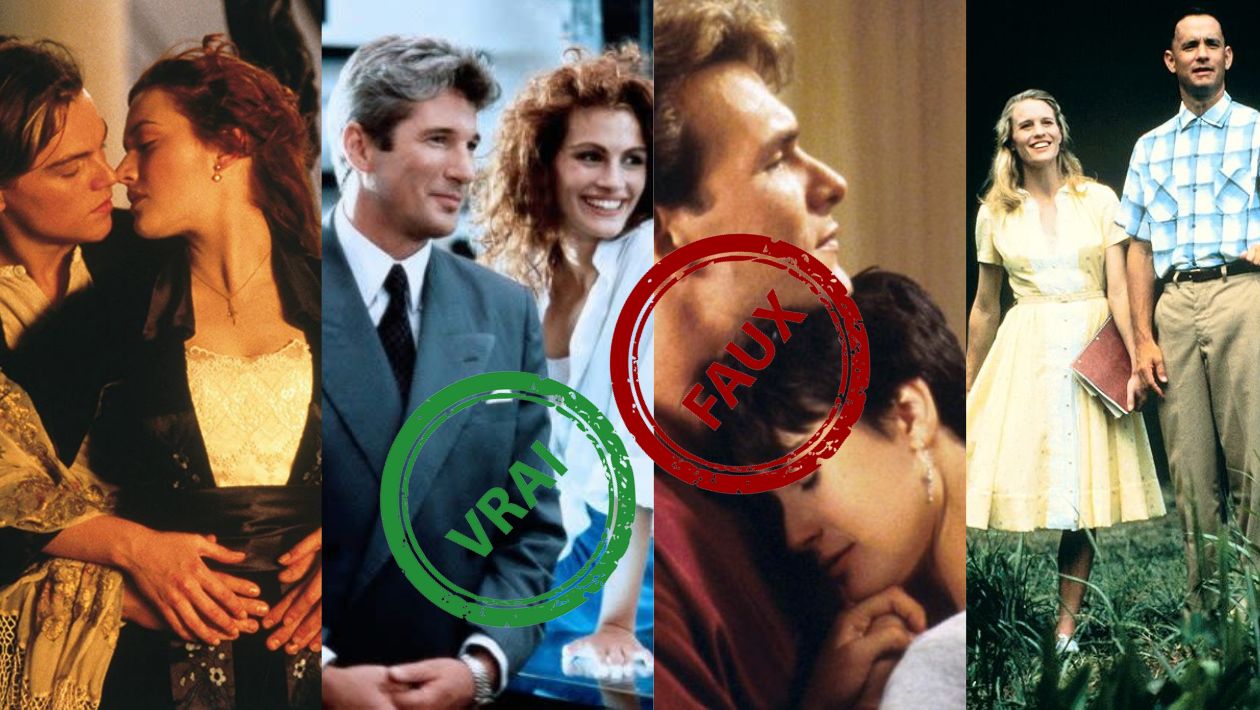 Quiz : impossible d&rsquo;avoir 15/15 à ce quiz vrai ou faux sur les couples des films des années 90