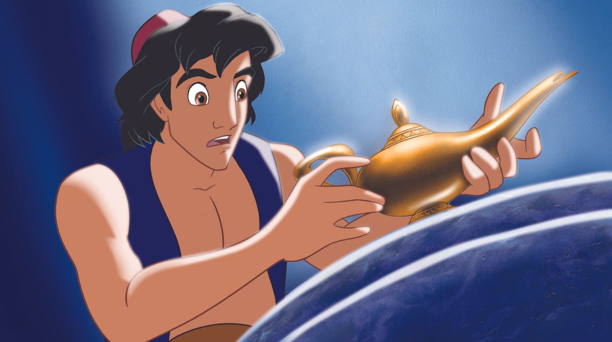 aladdin, lampe magique, disney