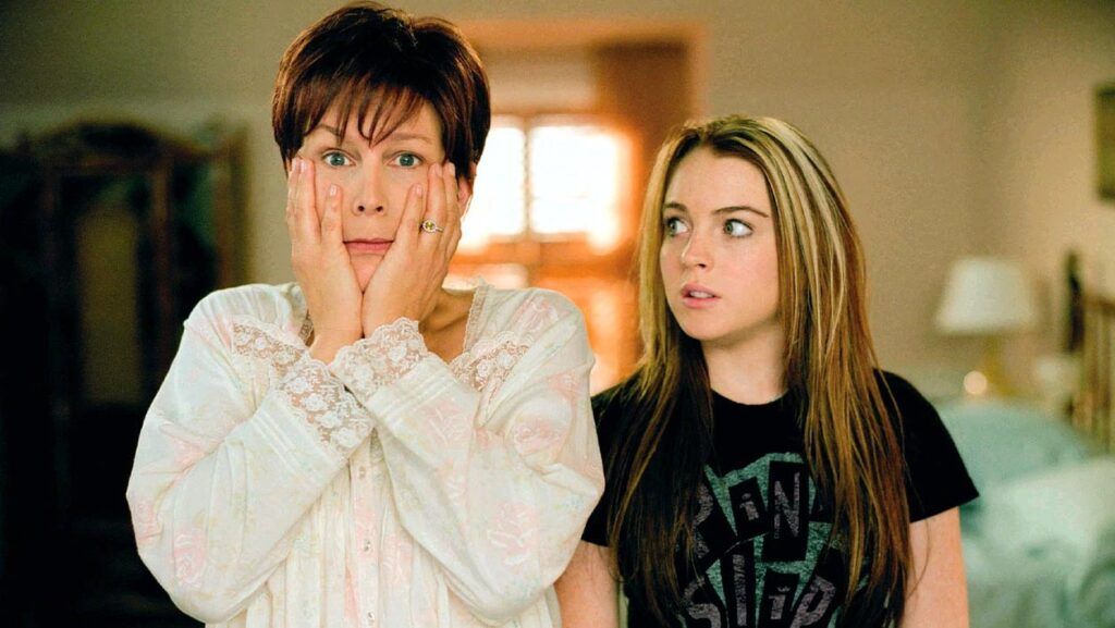 Jamie Lee Curtis et Lindsay Lohan, mère et fille dans le film Freaky Friday