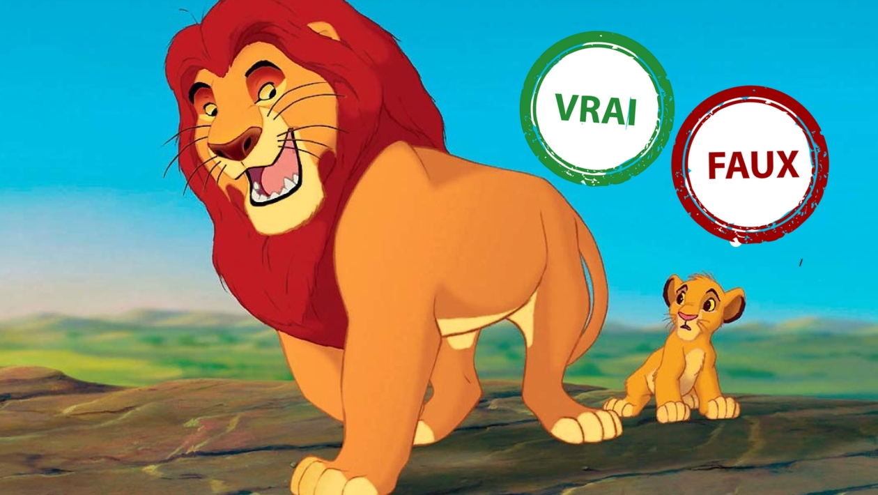 T&rsquo;as passé ton enfance devant Le Roi Lion si tu as 7/10 ou plus à ce quiz vrai ou faux sur le Disney