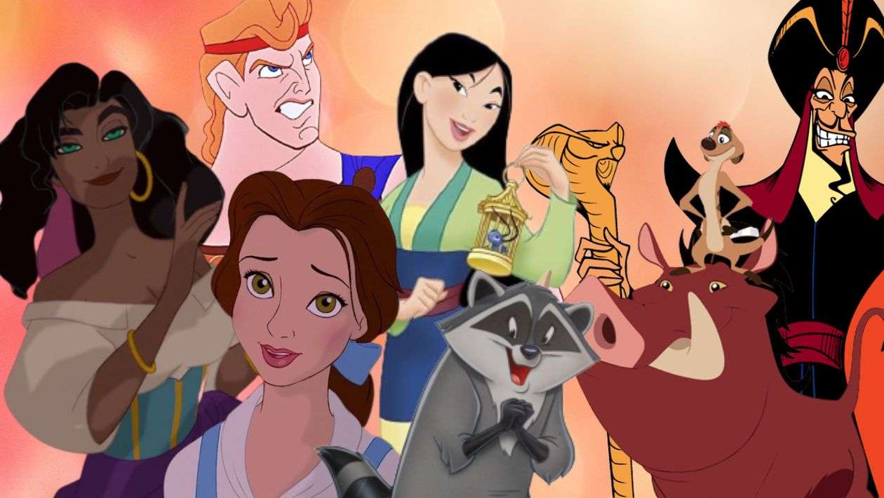 Quiz : retrouve les 10 personnages de Disney des années 90 cachés derrière ces rébus