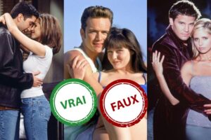 Quiz : auras-tu 5/5 à ce vrai ou faux sur les couples de séries des années 90 ?