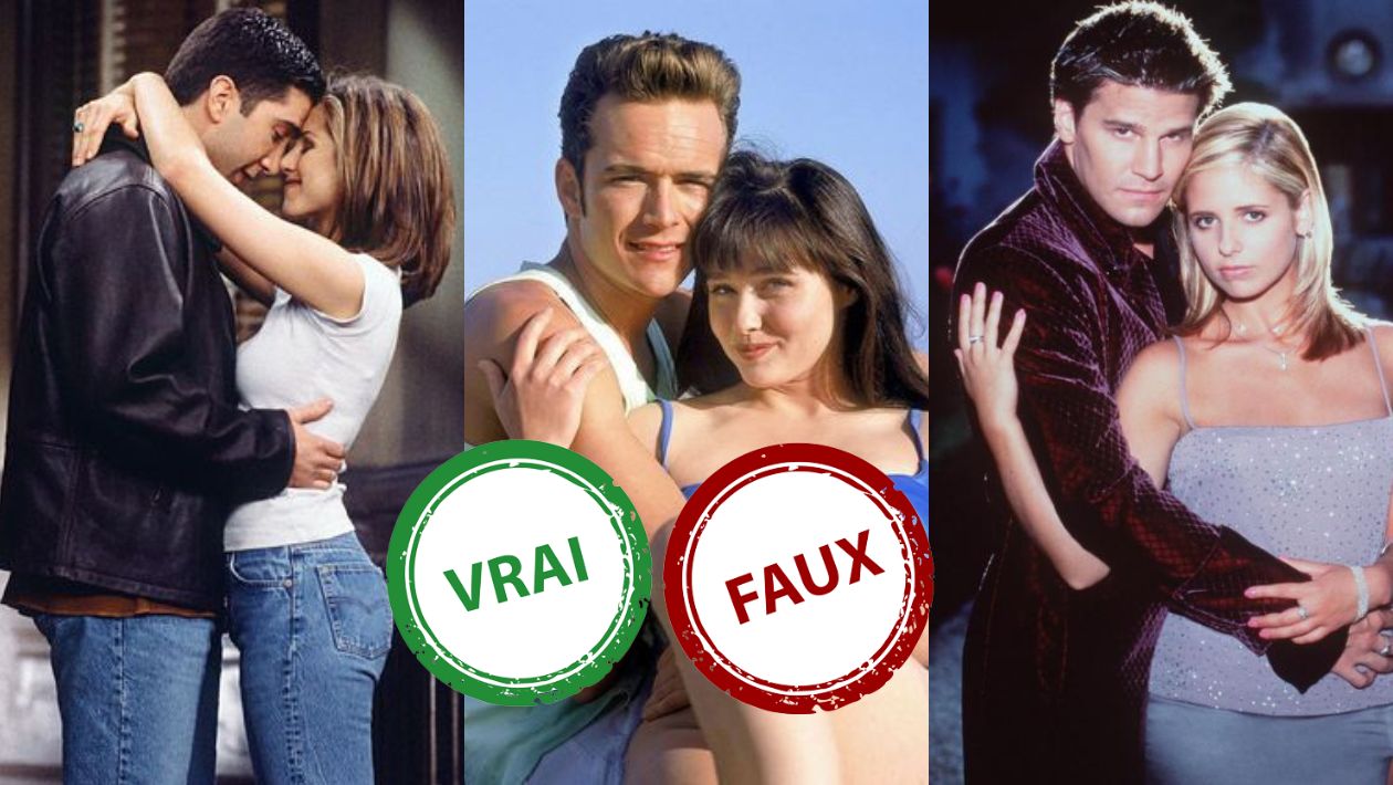 Quiz : auras-tu 5/5 à ce vrai ou faux sur les couples de séries des années 90 ?