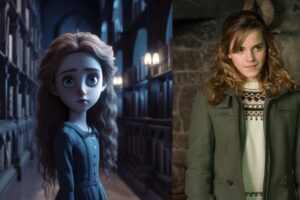 Harry Potter : une IA transforme le trio en personnages de Tim Burton (et c&rsquo;est adorable)