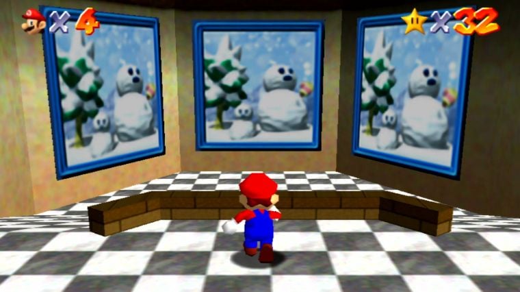 royaume-des-neiges-super-mario-64