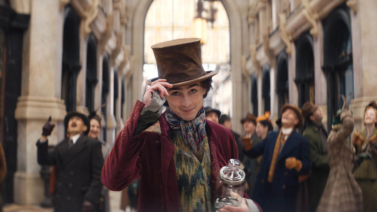 Wonka : Thimothée Chalamet se dévoile en chocolatier de génie dans la bande-annonce