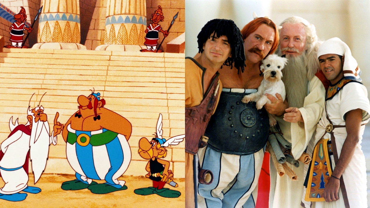 Astérix et Cléopâtre : ces personnages viennent-ils du film d&rsquo;animation, de Mission Cléopâtre ou les deux ?