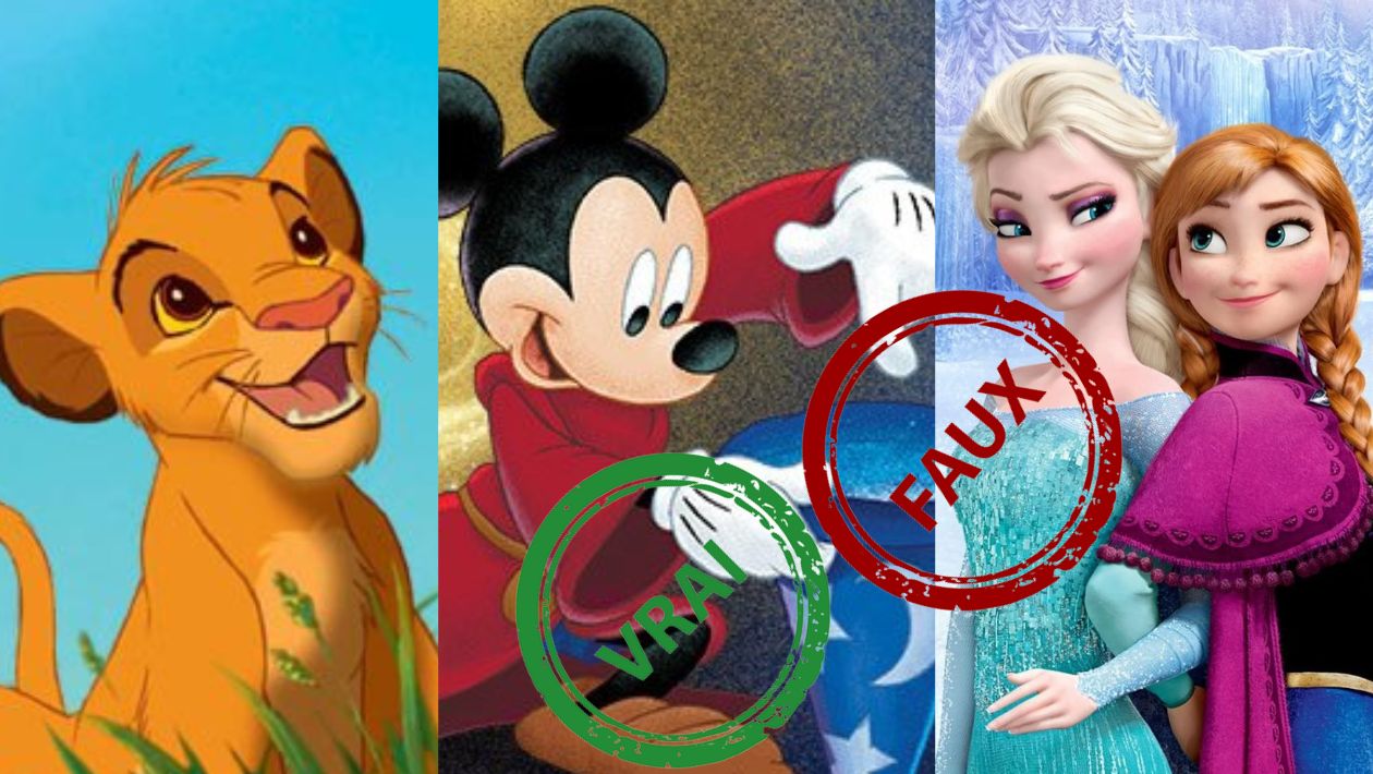 T’as grandi en regardant des Disney si tu as 15/15 à ce quiz vrai ou faux