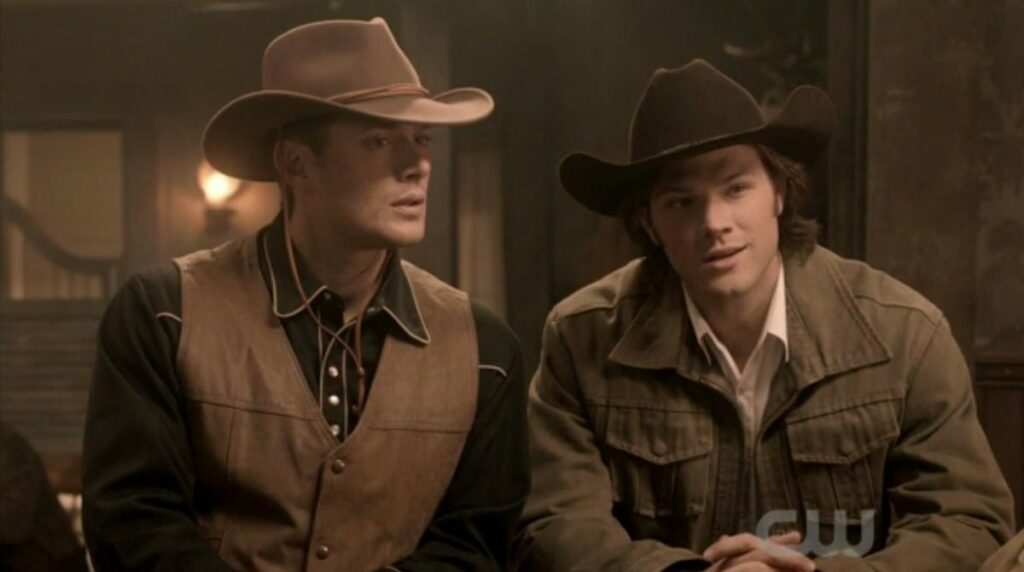 Sam et Dean Winchester dans les années 1800 dans Supernatural