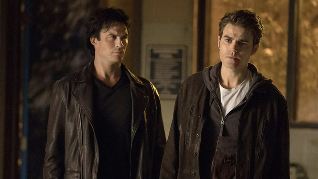 Les frères Salvatore dans The Vampire Diaries