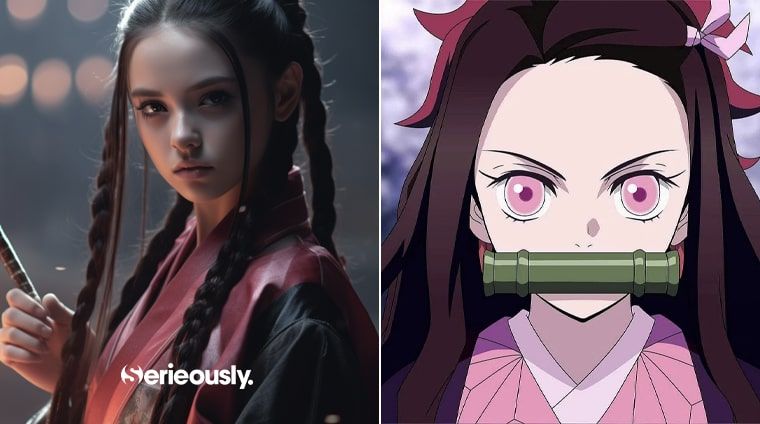 Nezuko de Demon Slayer prend vie en version live action grâce à une intelligence artificielle