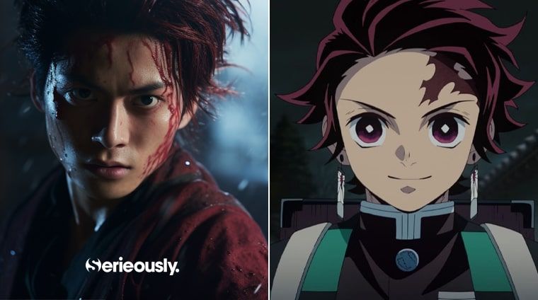 Le héros Tanjiro de Demon Slayer en version live action grâce à une IA