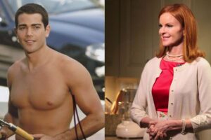 Desperate Housewives : les belles retrouvailles entre Marcia Cross (Bree) et Jesse Metcalfe (John)