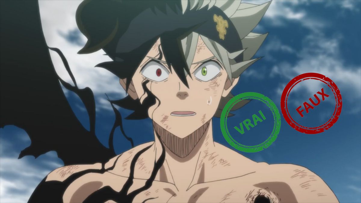 Quiz Black Clover : seul Yuno aura 10/10 à ce vrai ou faux sur Asta