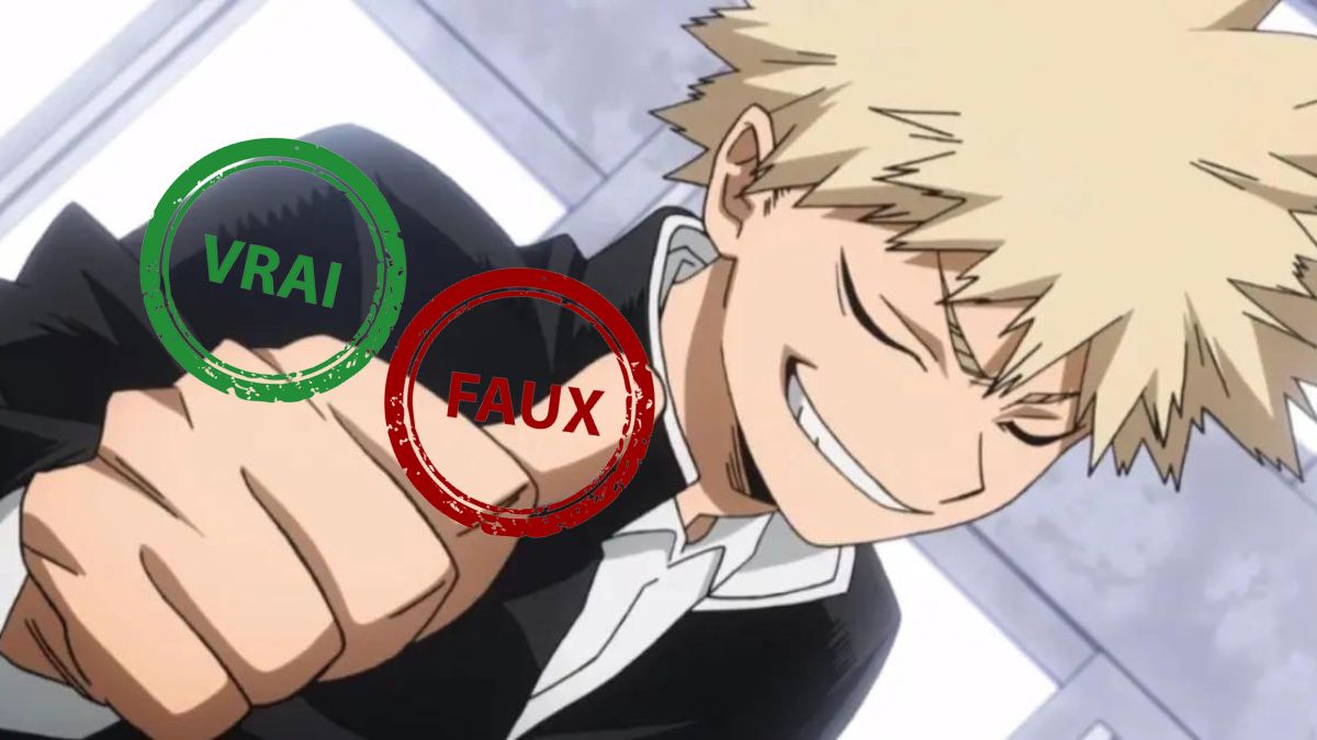 Quiz My Hero Academia : seul Deku aura 10/10 à ce vrai ou faux sur Bakugo