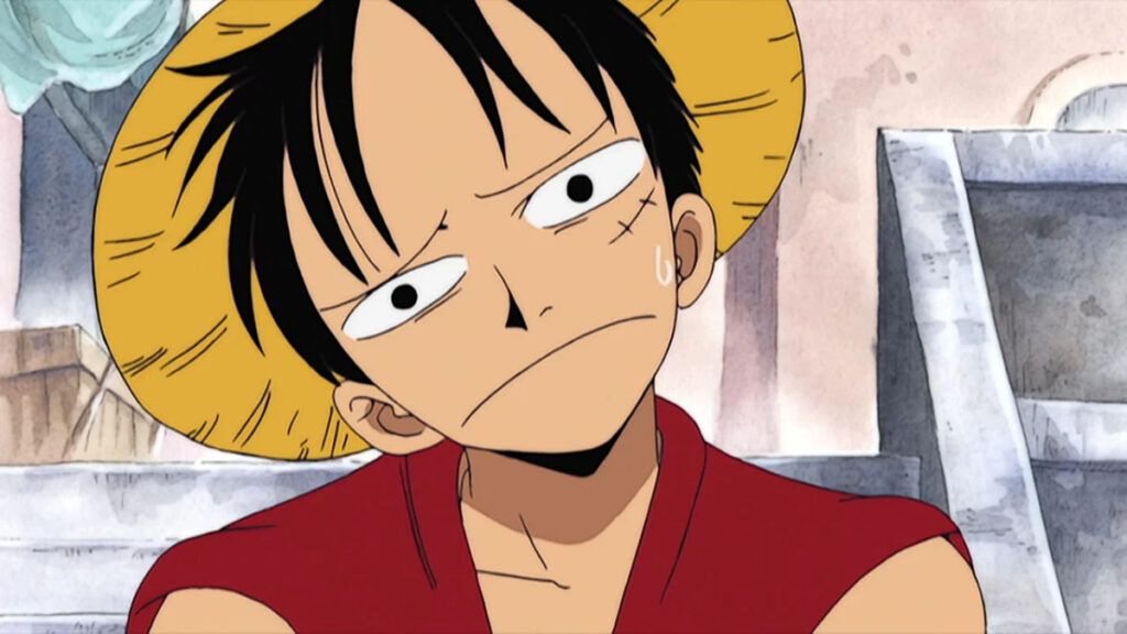 Le pirate Luffy, héros de l'anime One Piece