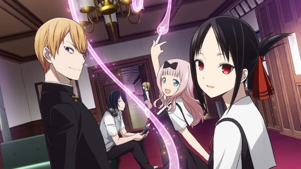 Les personnages principaux de l'anime Kaguya-sama : Love is war