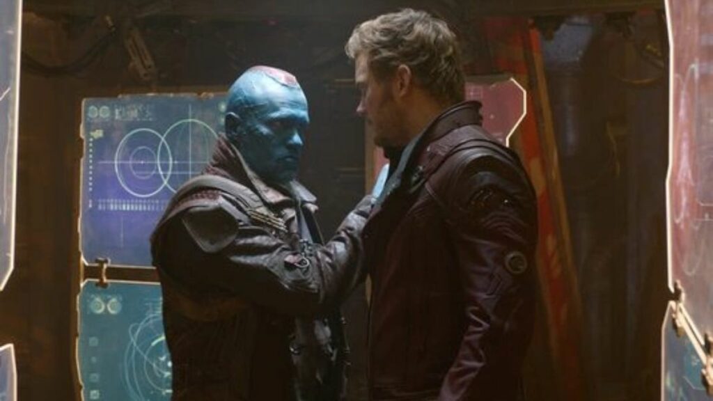 Yondu et Peter Quill dans Gardiens de la galaxie