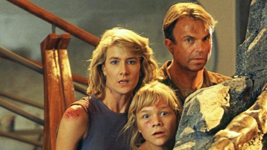 Ellie, Lex et Alan dans Jurassic Park