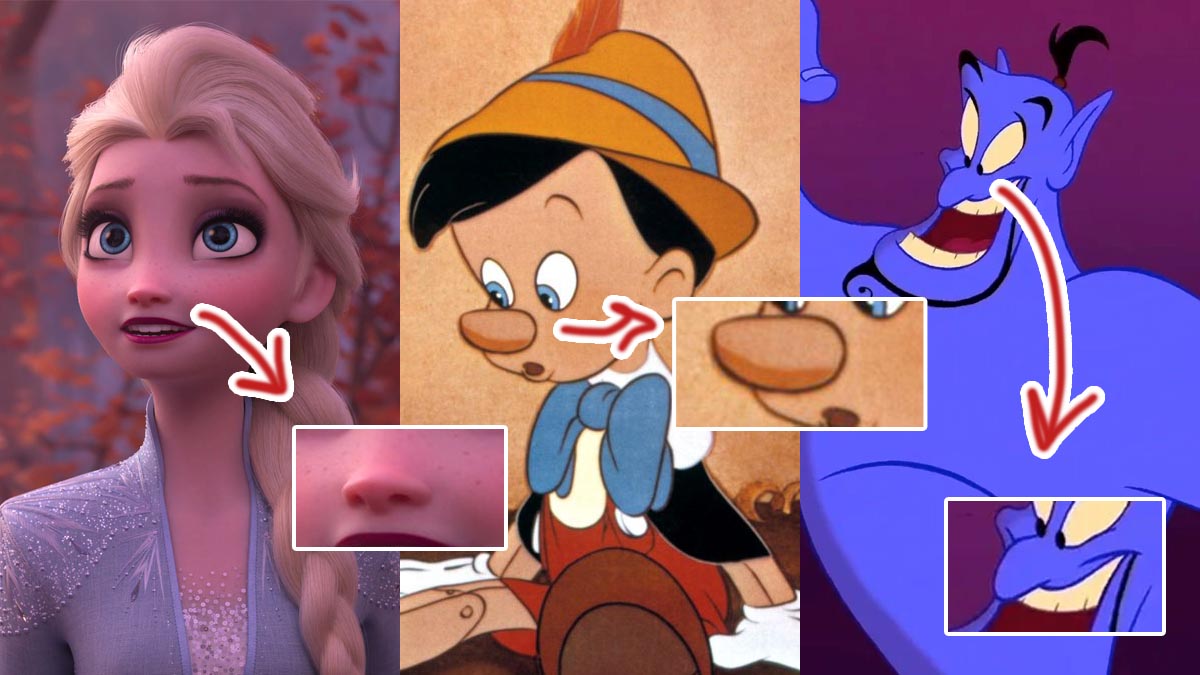 Quiz : tu adores Disney si tu reconnais ces 10 personnages grâce à leur nez 