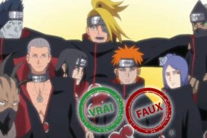 Naruto : tu rejoins l&rsquo;Akatsuki si t&rsquo;as 5/5 à ce quiz Vrai ou Faux sur l&rsquo;organisation criminelle