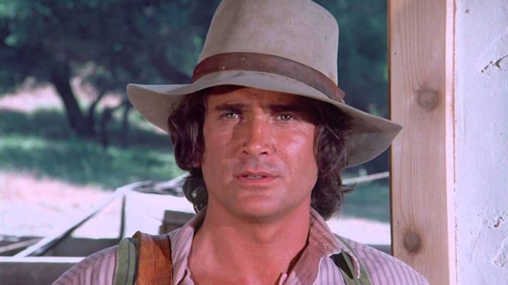 Charles Ingalls, joué par Michael Landon, dans La Petite Maison dans la Prairie.