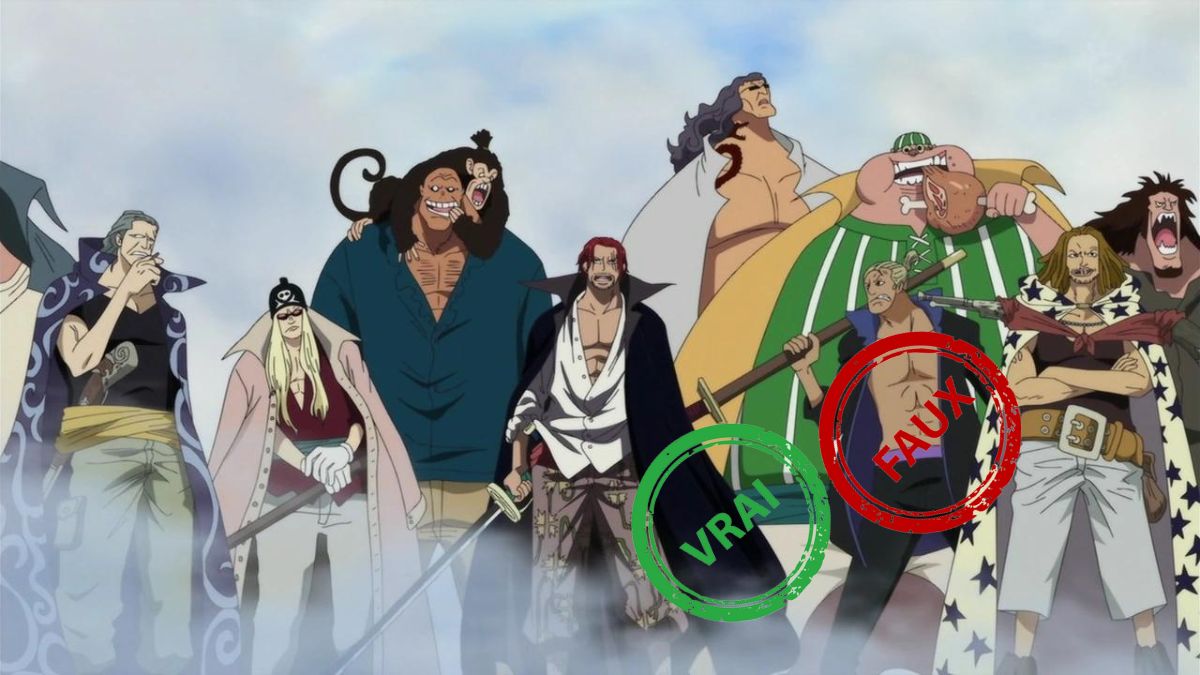 One Piece : seul Shanks aura 10/10 à ce quiz vrai ou faux sur l&rsquo;équipage du Roux