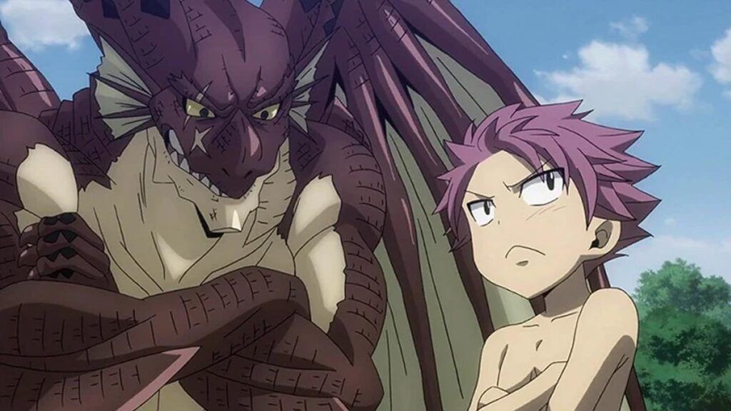 Ignir et Natsu dans l'anime Fairy Tail