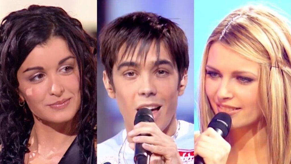 Jenifer, Grégory Lemarchal et Élodie Frégé à la Star Academy.