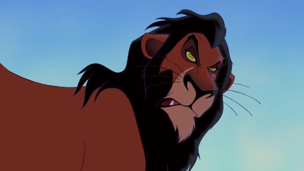 Scar dans le roi lion