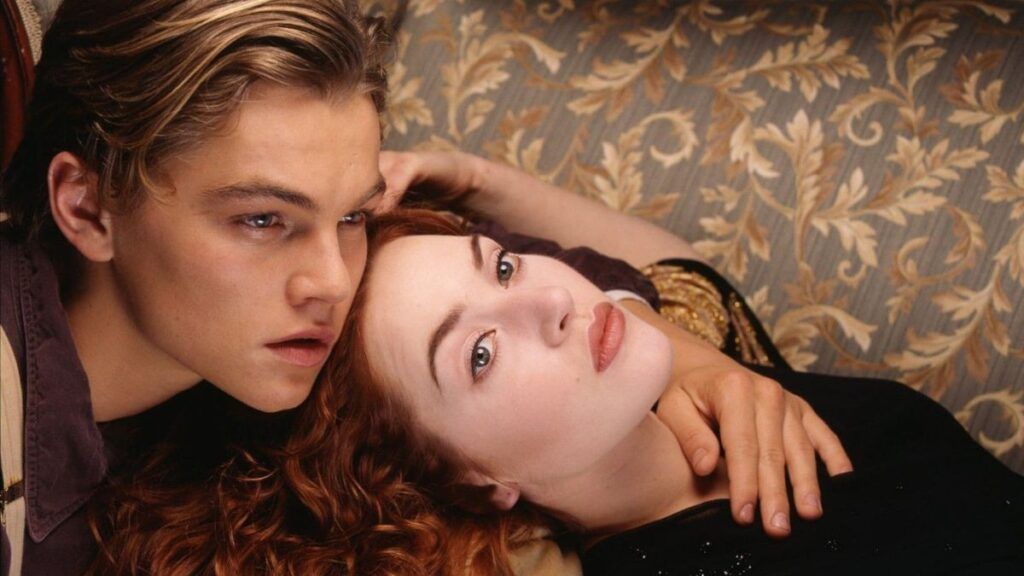 Jack (Leonardo DiCaprio) et Rose (Kate Winslet) dans Titanic