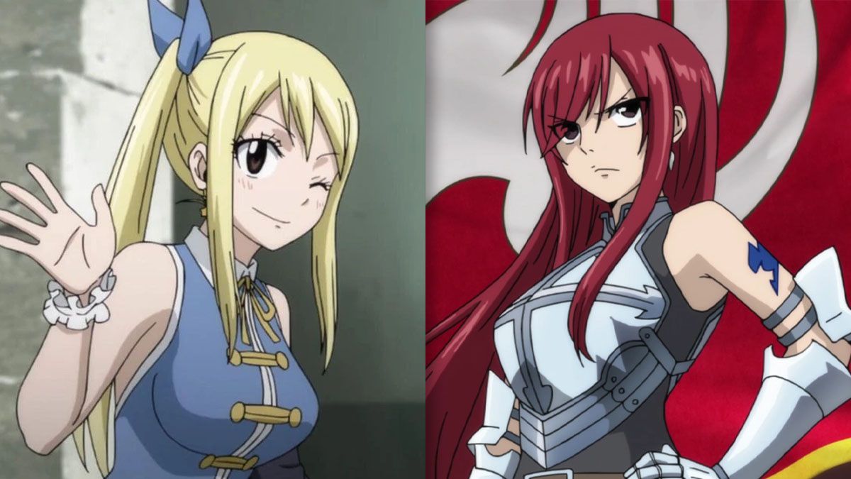 Quiz : choisis 7 personnages de la Guilde Fairy Tail, on te dit si tu te  maries avec Lucy ou Erza