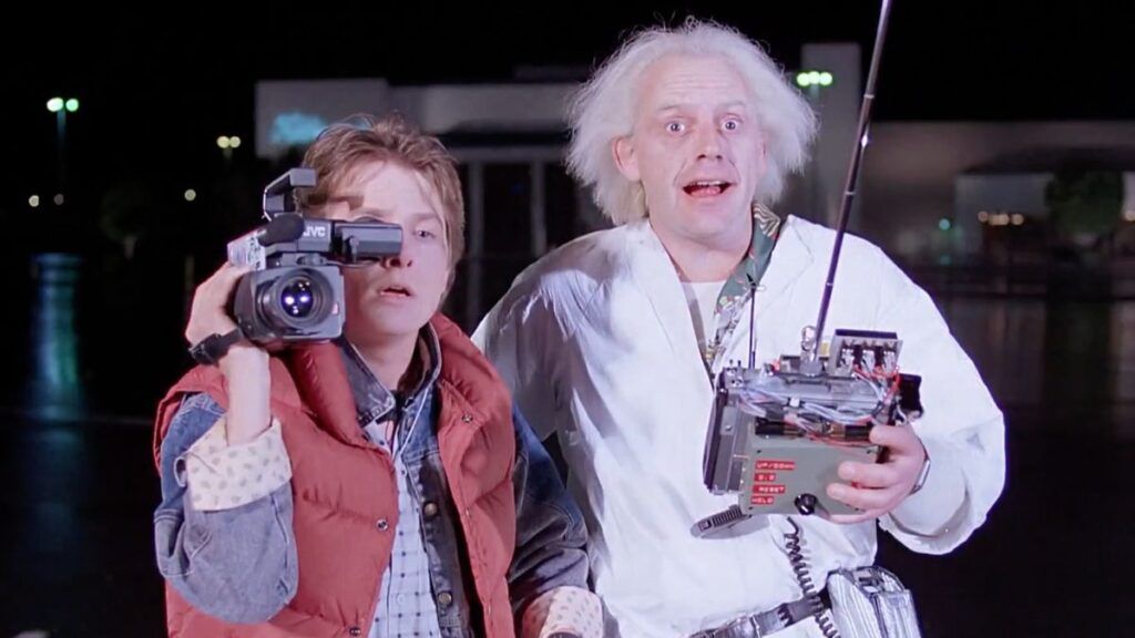 Marty et Doc dans Retour vers le futur