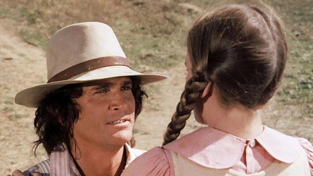 Michael Landon et Melissa Gilbert jouent Charles et Laura Ingalls dans La Petite Maison dans la Prairie.