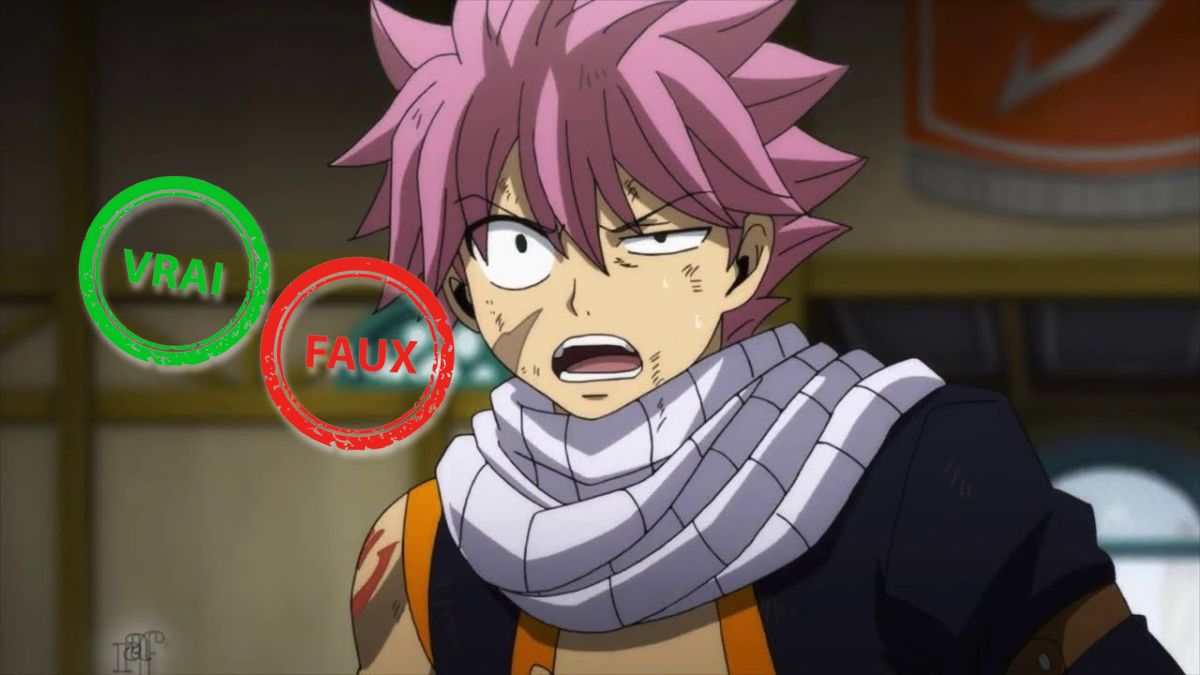 Fairy Tail : seul un vrai mage de la guilde des fées aura 5/5 à ce quiz vrai ou faux sur Natsu