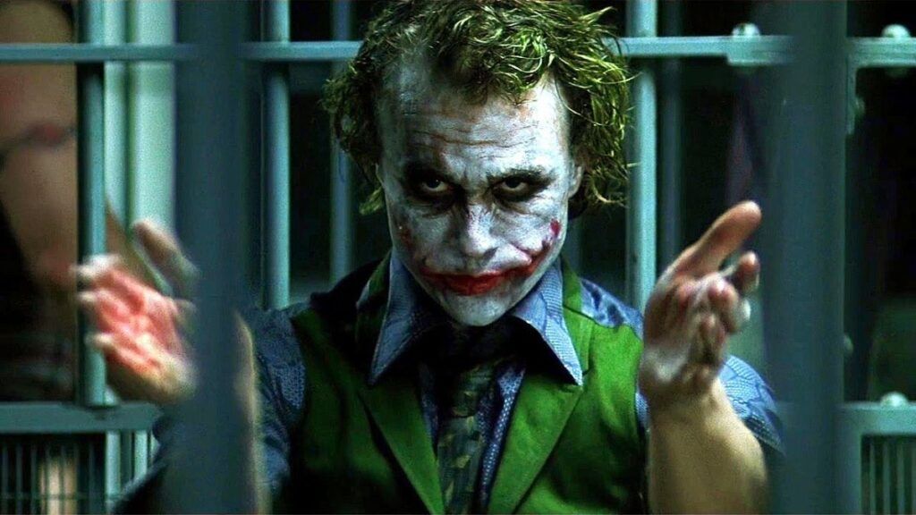 Joker, Heath Ledger qui applaudit "bravo" dans The Dark Knight
