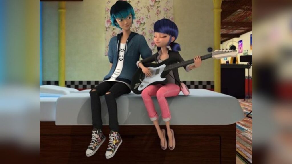 Luka et Marinette dans Miraculous